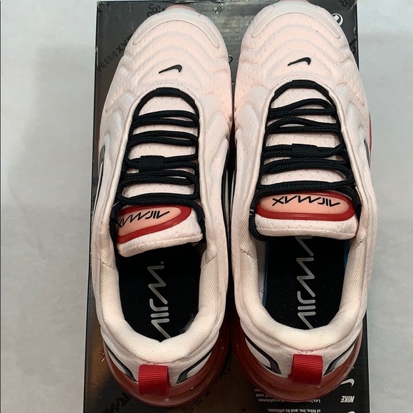 W THE AIR MAX 720 Light Soft Pink/Gym Red - Picture 12 of 16